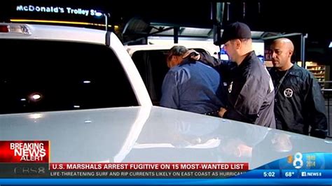 U S Marshals Arrest Fugitive On Most Wanted List Cbs8 Com