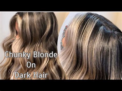 Top Image Blonde Highlights On Dark Hair Thptnganamst Edu Vn