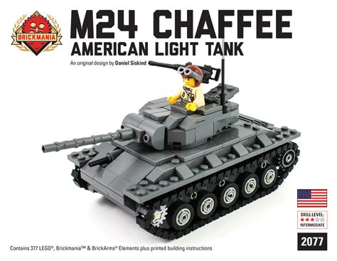 M24 Chaffee Light Tank Brickmania Toys