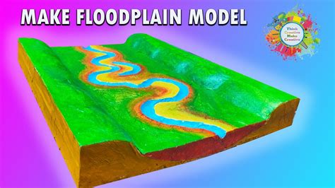How To Make Floodplain Model With Thermocol Youtube