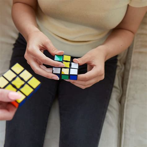Hasbro Gaming Rubiks Solve The Cube Bundle 4 Pack Original Rubiks