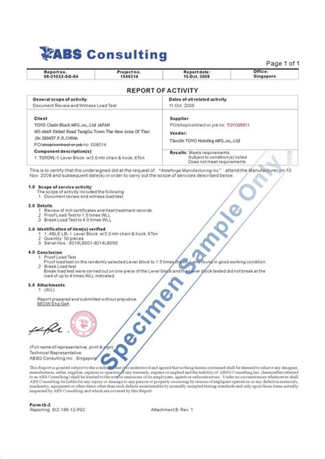 Proof Load Test Certificate Payment Proof 2020