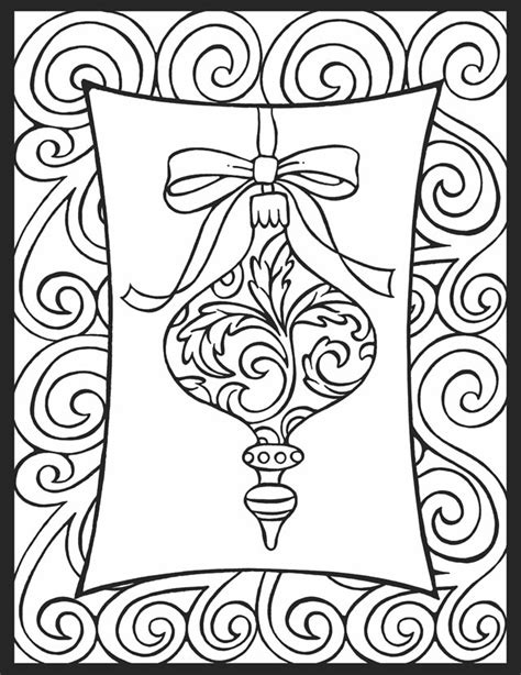 It is also easy to print the individual images as christmas cards. A Crowe's Gathering: Christmas Ornament Coloring Page