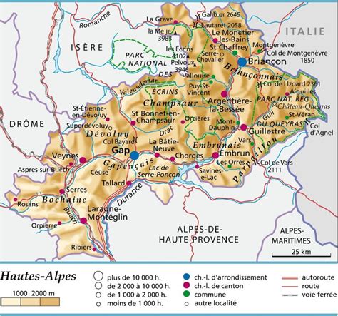 Carte Des Hautes Alpes Map Dictionary France