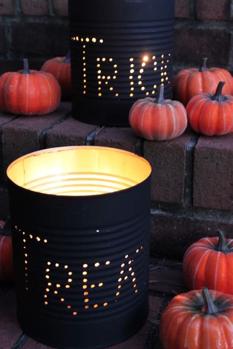 12 Halloween Crafts Using Tin Cans
