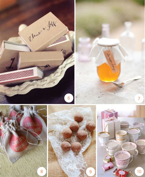 10 Diy Wedding Favors Julep