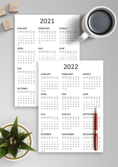 Paper Calendars And Planners Paper And Party Supplies Wall Calendar 2022