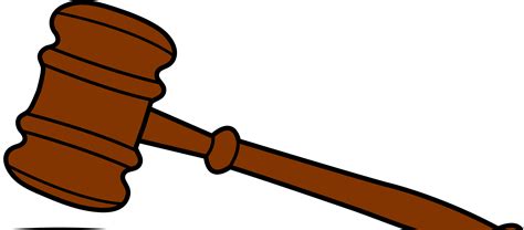 Logo Background Clipart Gavel Judge Law Transparent Clip Art Images