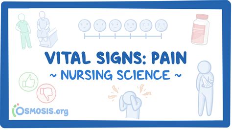 Vital Signs Pain Nursing Skills Osmosis Video Library