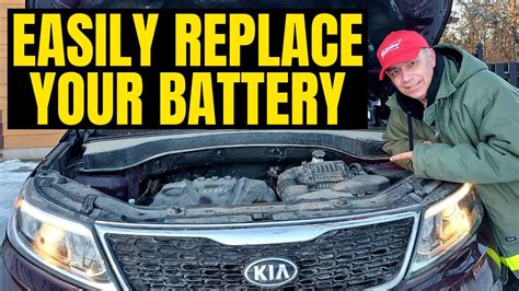 How To Remove The Battery On A Kia Sorento Easily Do It Yourself Youtube