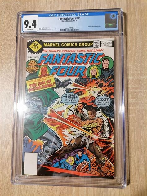 Fantastic Four 199 Cgc Graded 94 Stapled First Catawiki