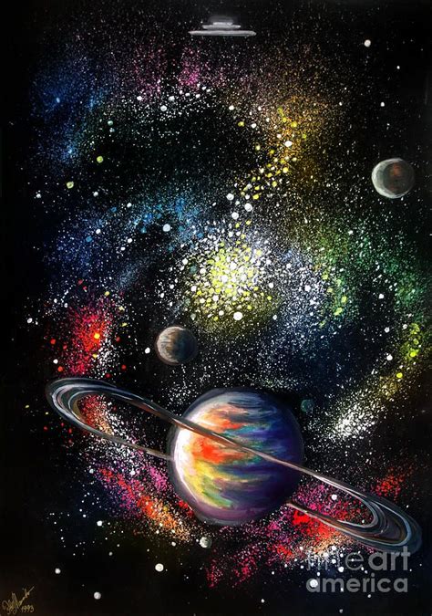 Space Painting Endless Beauty Of The Universe By Sofia Metal Queen