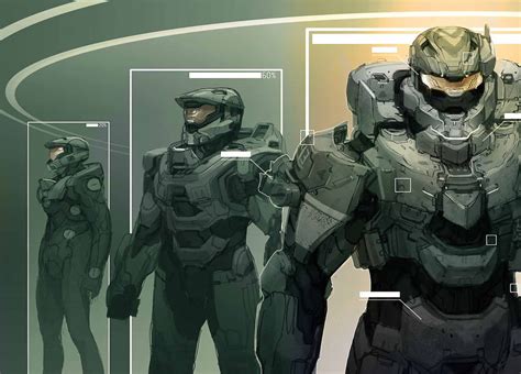 Master Chiefs Evolution The Concept Art Of Halo 4 The Verge