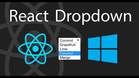 How To Create A Simple React Dropdown Part Youtube