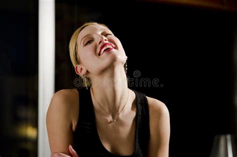 Beautiful Woman Laughing Stock Photo Image Of Hair Attractive 26572822
