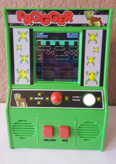 Frogger Mini Handheld Arcade Game By Konami 09550 Ebay