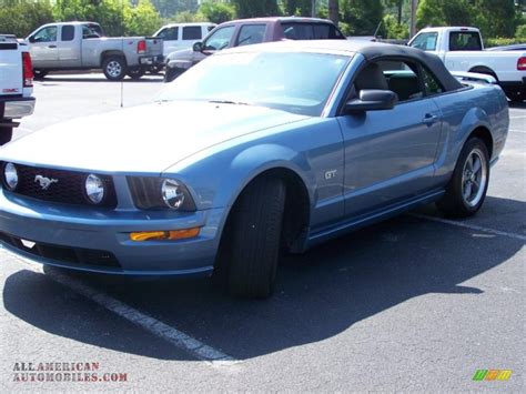 2005 Ford Mustang Gt Deluxe Convertible In Windveil Blue Metallic Photo