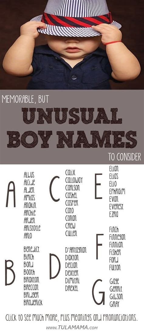Unusual Boy Names Perfect For Your Son Modern Baby Names Cool Baby