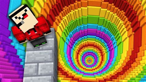 Impossible Minecraft Rainbow Dropper Youtube