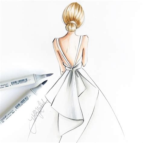 Holly Nichols On Instagram “oscardelarenta Bridal Sketched With