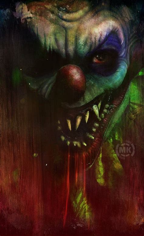 17 Best Images About Creepy Clown Art On Pinterest Freak
