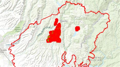 Cal Fire Releases Map Of Structures Affected By Camp Fire Krcr