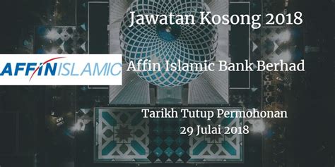 The company's deposit products include the company also provides islamic banking, share broking, trustee services, nominee services, unit trust funds sales and management. Jawatan Kosong Affin Islamic Bank Berhad 29 Julai 2018 ...