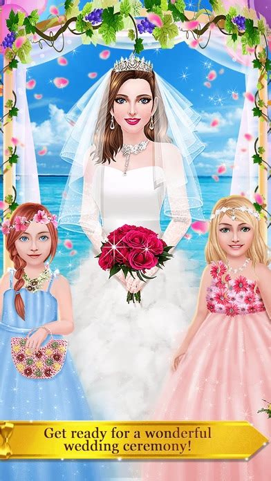 Sweet Wedding Day Bridal Girls Salon Spa Makeup And Dress Up Makeover Game Iphone App