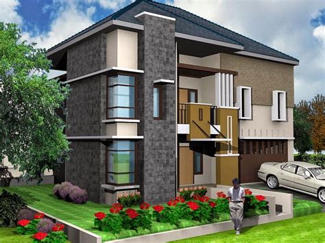 Yg penting tonton dlu lah skuyy!!!*jgn. Gambar Desain Rumah Tingkat Minimalis 2 Lantai Mewah dan Modern | Desain Rumah Minimalis Terbaik
