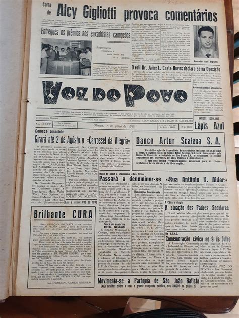 acervo jornal voz do povo 2 diário de olímpia