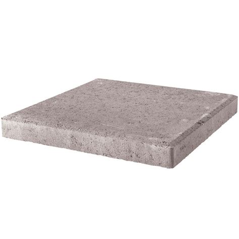 18 In X 18 In Pewter Concrete Step Stone 73800 The Home Depot