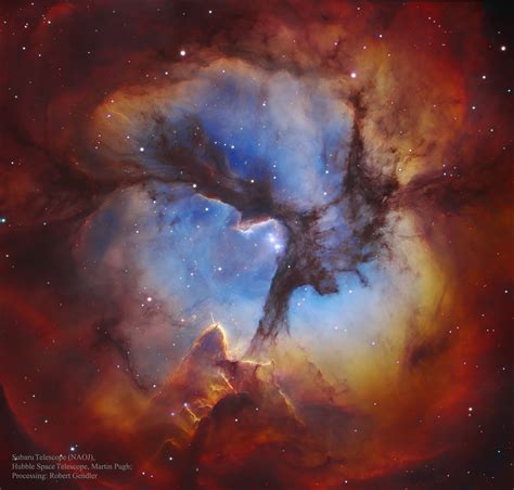 APOD 2020 November 1 In The Center Of The Trifid Nebula
