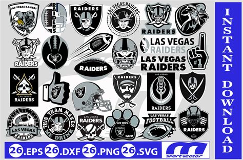 Las Vegas Raiders Logo Sports Silhouette Nfl Svg Cut File For Cricut