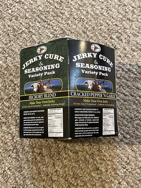 Jerky Cure And Seasoning Kit Variety Pack Ebay