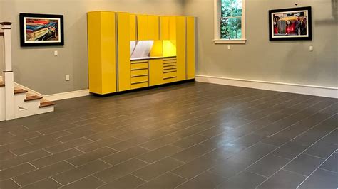 Sumptuous Ceramic Tile Garage Floor The Main Choice For Decorating A