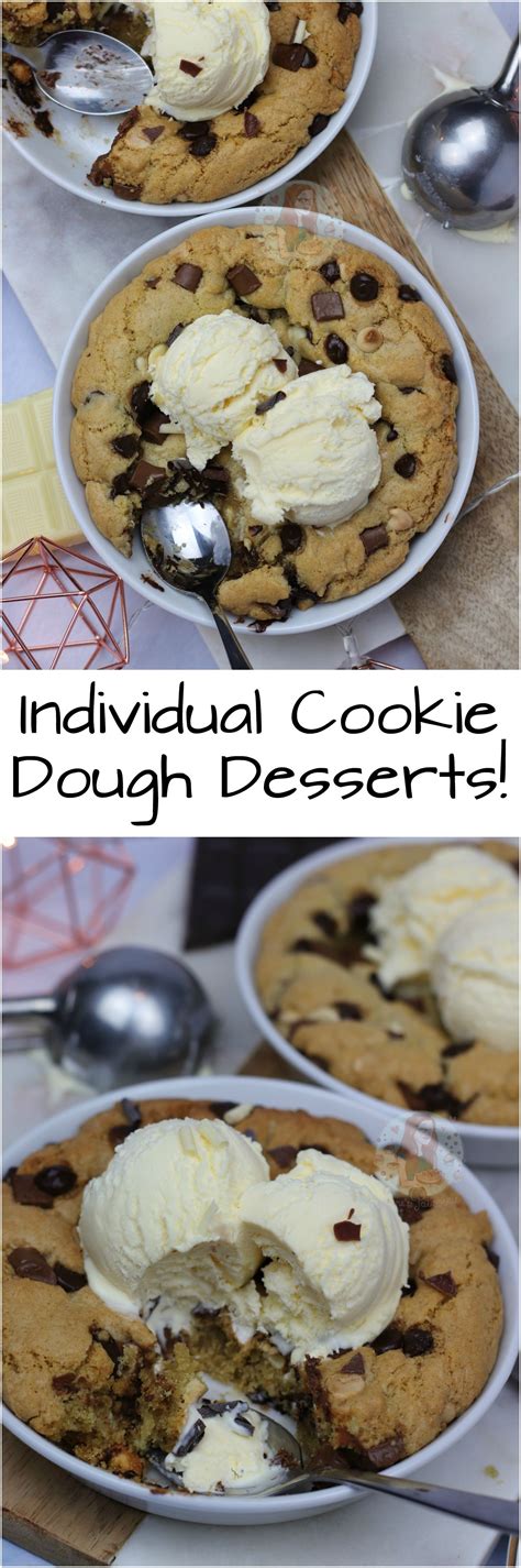 Individual Cookie Dough Desserts A Delicious Chocolatey Recipe For