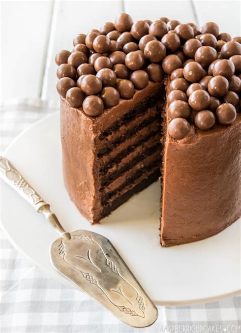 Chocolate cake, homemade chocolate mousse, and chocolate frosting. raspberri cupcakes: Chocolate Mousse Layer Cake