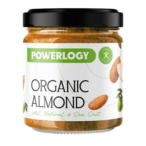 Bio Almond Butter 330 G Organic Almond Butter • Powerlogy