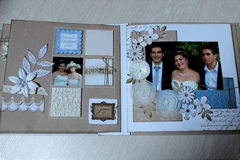 T may take a few weeks to finish all of the pages of the scrapbook, but don't pressure them to do it all at once. album scrapbooking mariage
