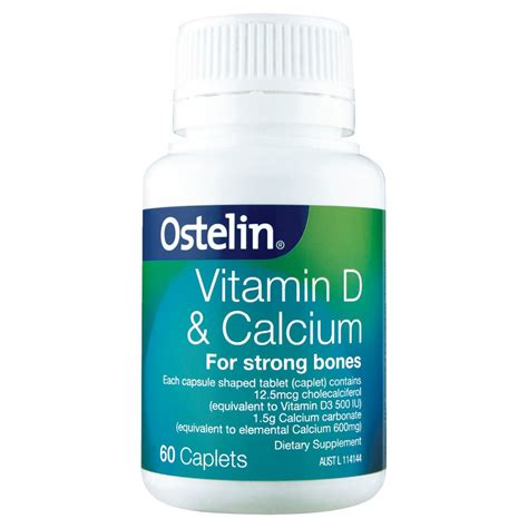 Vitamin d and k supplement australia. Ostelin Vitamin D & Calcium Capsules 60 For Strong Bones
