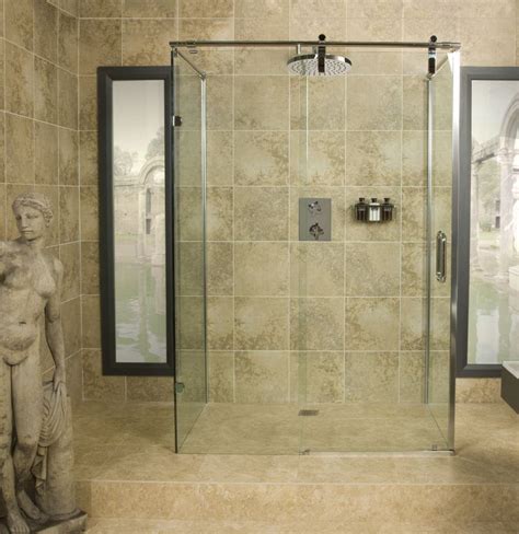 roman decemx sliding shower enclosure straight wall fitting 1200 x 800 st2128