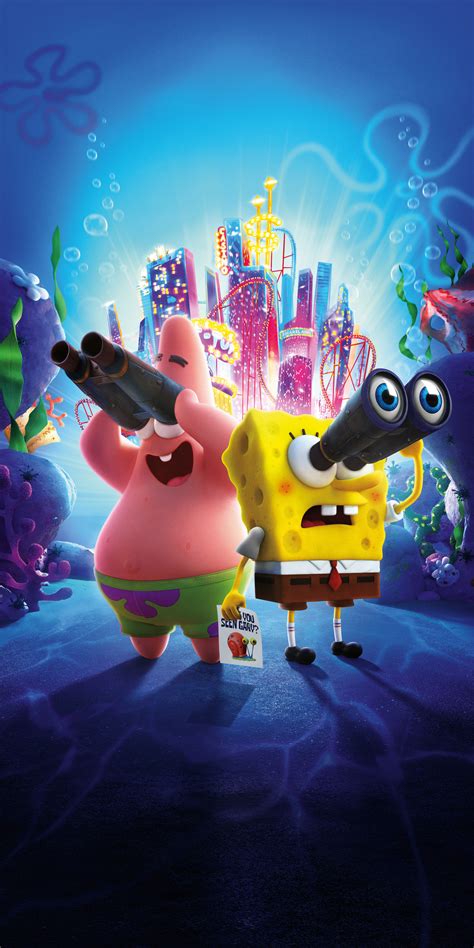 1080x2160 The Spongebob Movie Sponge On The Run 8k One