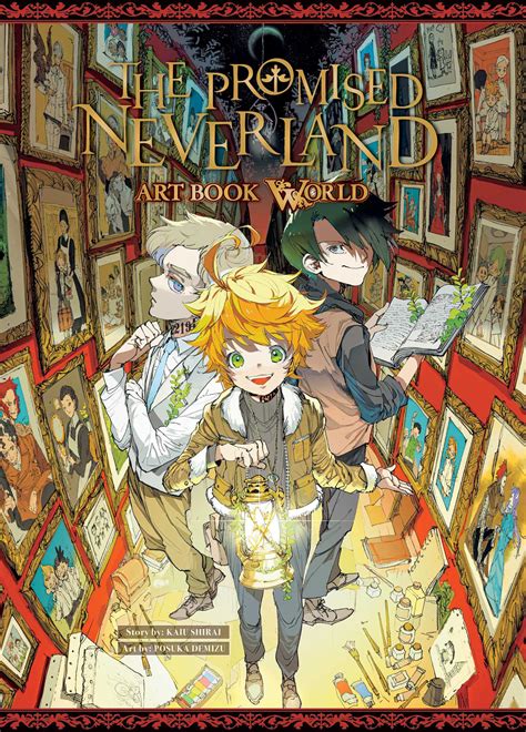 The Promised Neverland Art Book World Book By Kaiu Shirai Posuka