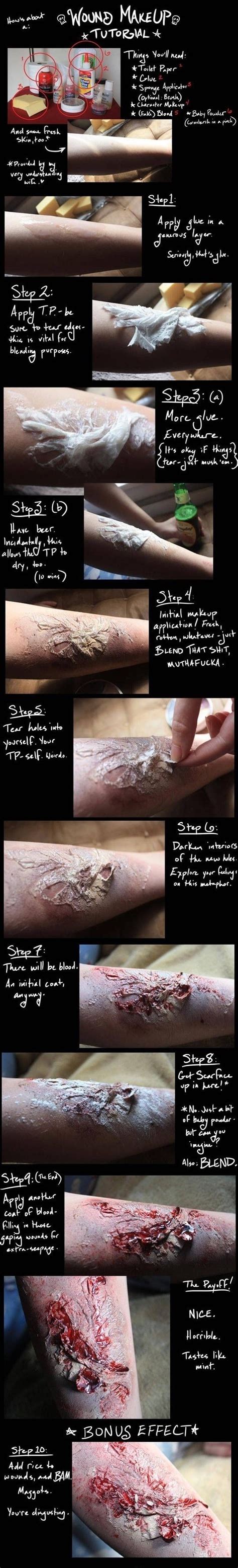 Wound Makeup Tutorial Pictures Photos And Images For Facebook Tumblr