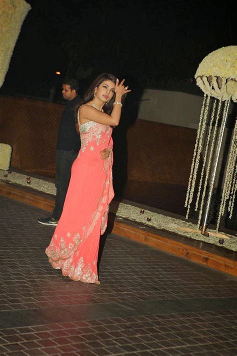 Priyanka Chopra Saree Stills At Ridhi Malhotra Wedding Reception Photos