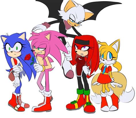 Gender Bender Sonic And Co By Di Dash Gender Bender Anime Sonic