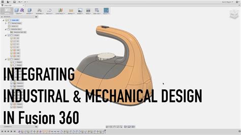 Integrating Industrial And Mechanical Design In Fusion 360 Youtube