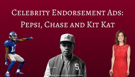 Celebrity Endorsement Ads Pepsi Chase And Kit Kat