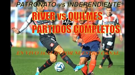 Independiente became an argentine top division team in 1912, taking part in 1912 faf primera division.since there were a conflict between some clubs, the football league was dividided into two leagues with their own separate federation (aaf and faf), and only a few teams remained in faf, so the federation invited independiente, among other teams. PATRONATO VS INDEPENDIENTE + RIVER VS QUILMES EN VIVO HD ...