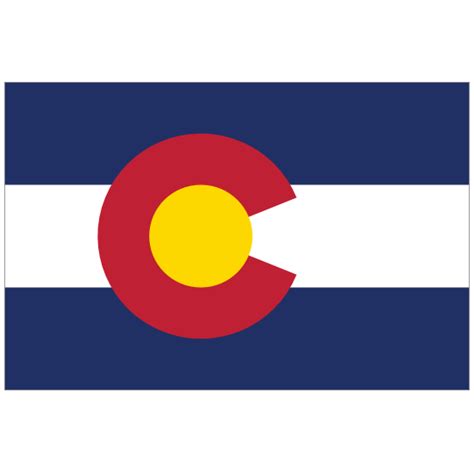 Colorado Co State Flag Sticker